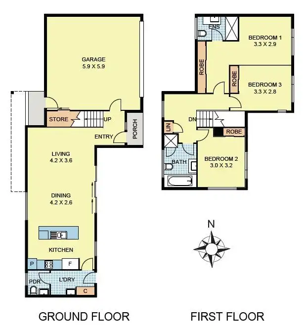Floorplan of Homely house listing, 32 Grove Way, Wantirna South VIC 3152