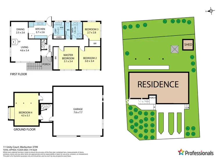 Floorplan of Homely house listing, 11 Unity Court, Warburton VIC 3799