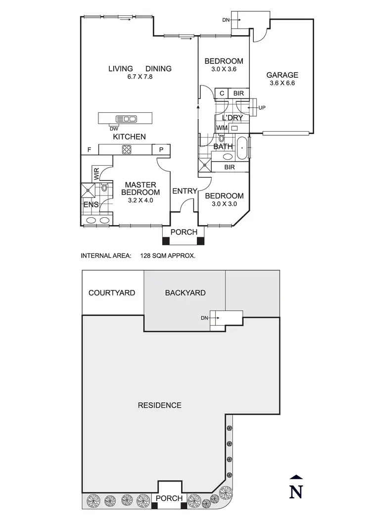 Floorplan of Homely unit listing, 3/30 Snell Grove, Pascoe Vale VIC 3044