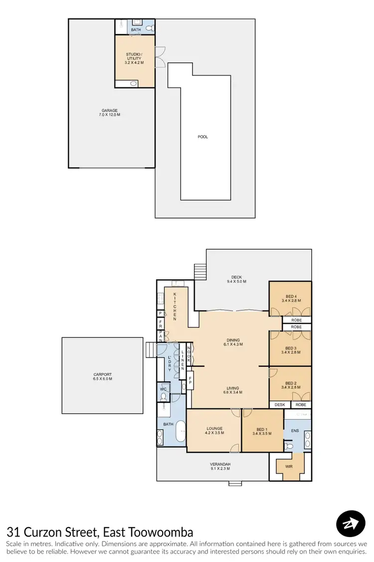 Floorplan of Homely house listing, 31 Curzon Street, East Toowoomba QLD 4350