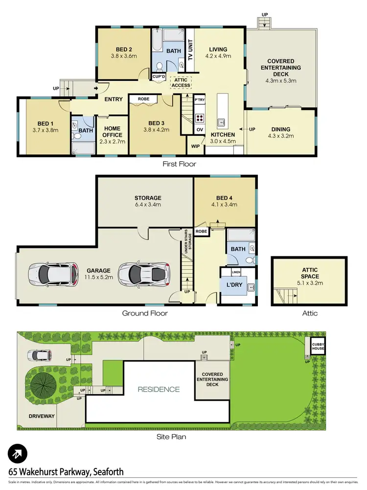 Floorplan of Homely house listing, 65 Wakehurst Parkway, Seaforth NSW 2092