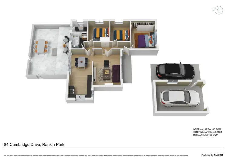 Floorplan of Homely house listing, 84 Cambridge Drive, Rankin Park NSW 2287