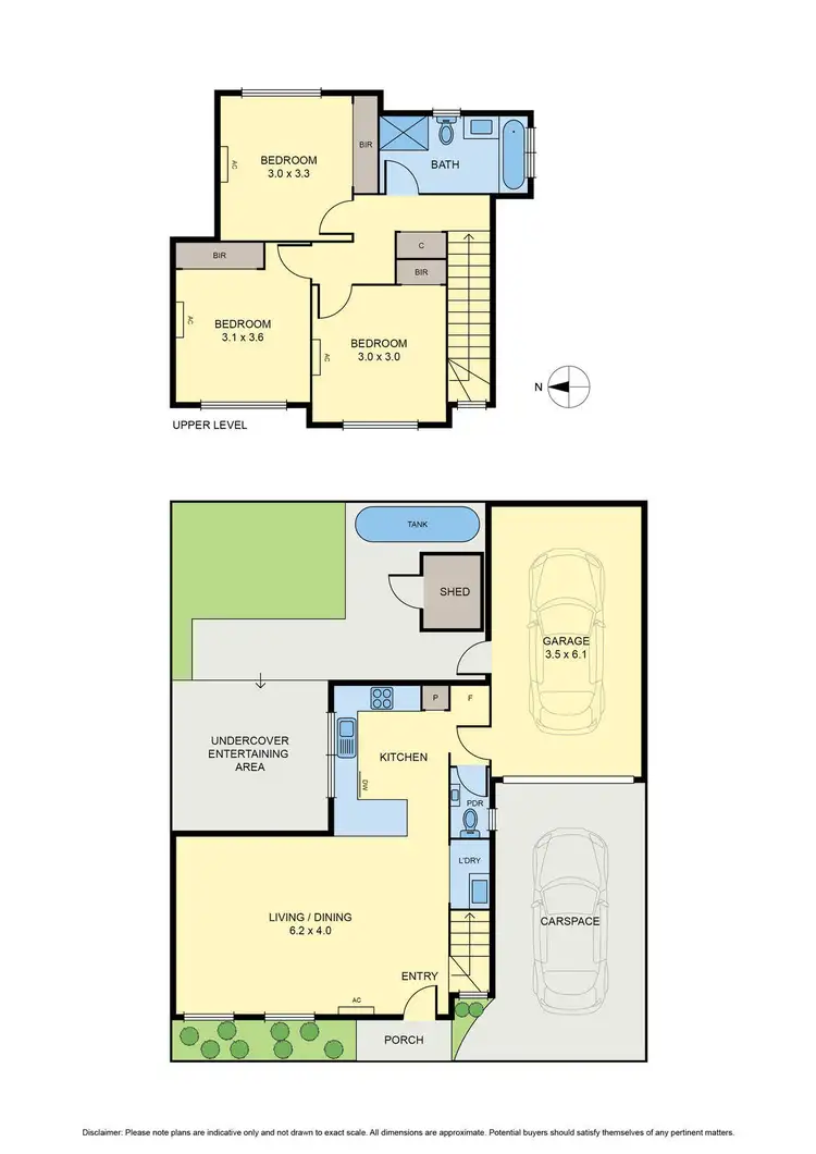 Floorplan of Homely townhouse listing, 2/67 Morell Street, Glenroy VIC 3046