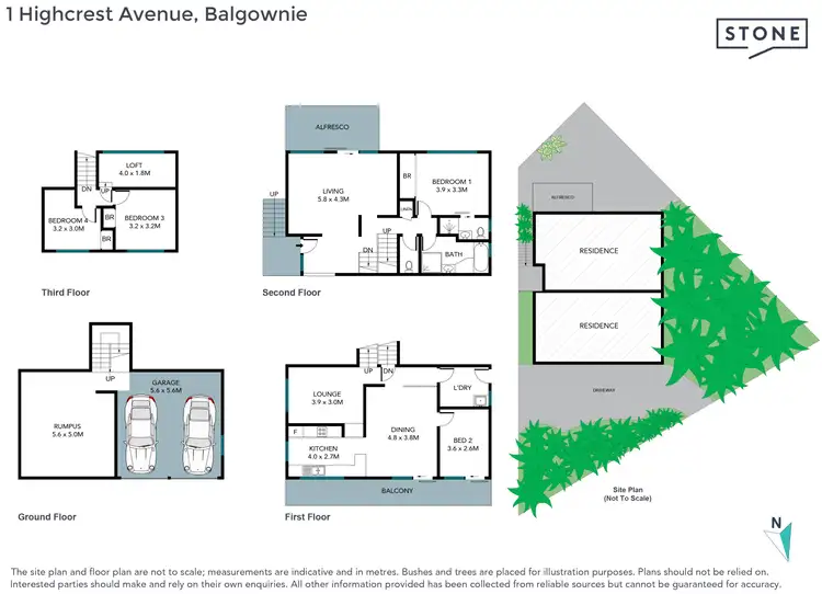 Floorplan of Homely house listing, 1 Highcrest Avenue, Balgownie NSW 2519