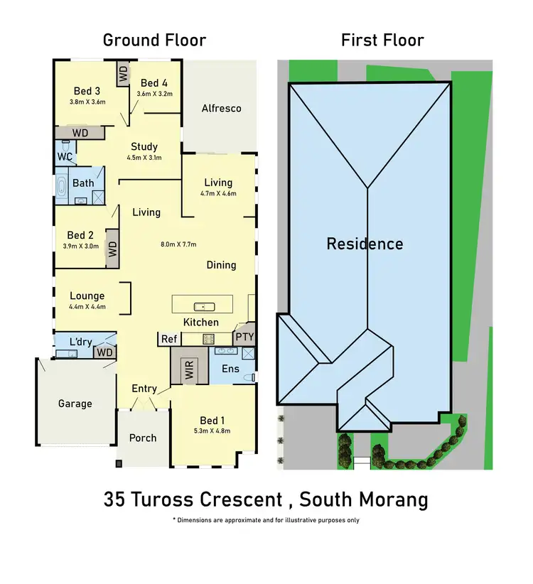 Floorplan of Homely house listing, 35 Tuross Crescent, South Morang VIC 3752