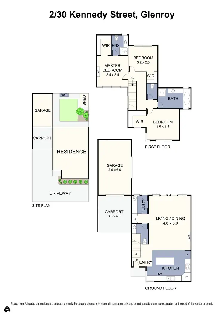 Floorplan of Homely townhouse listing, 2/30 Kennedy Street, Glenroy VIC 3046