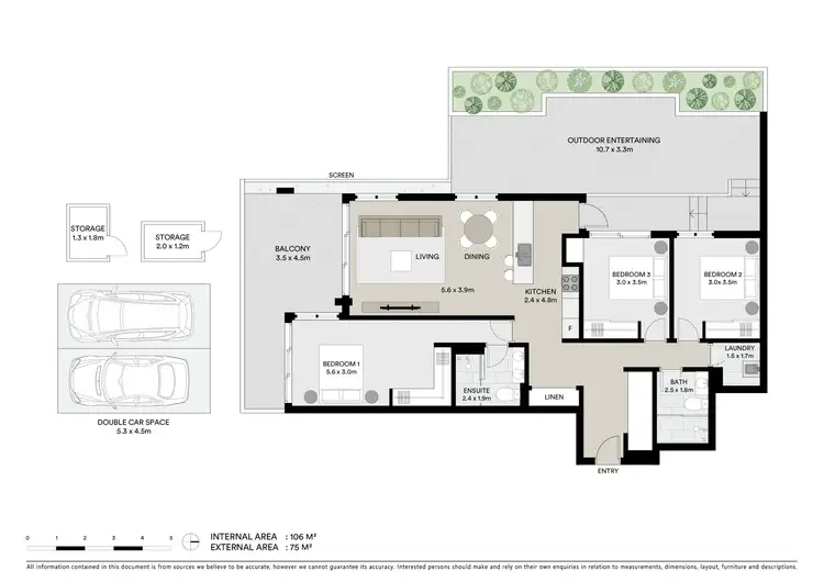 Floorplan of Homely unit listing, 101/72 Donnison Street, Gosford NSW 2250
