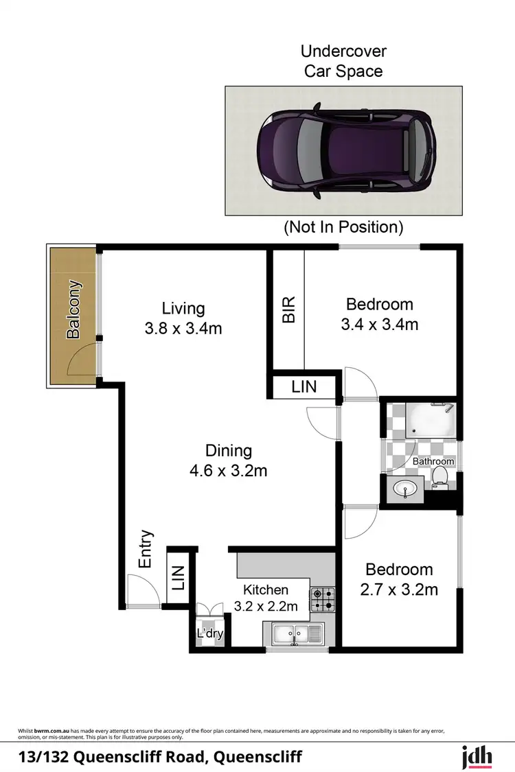Floorplan of Homely apartment listing, 13/132 Queenscliff Road, Queenscliff NSW 2096