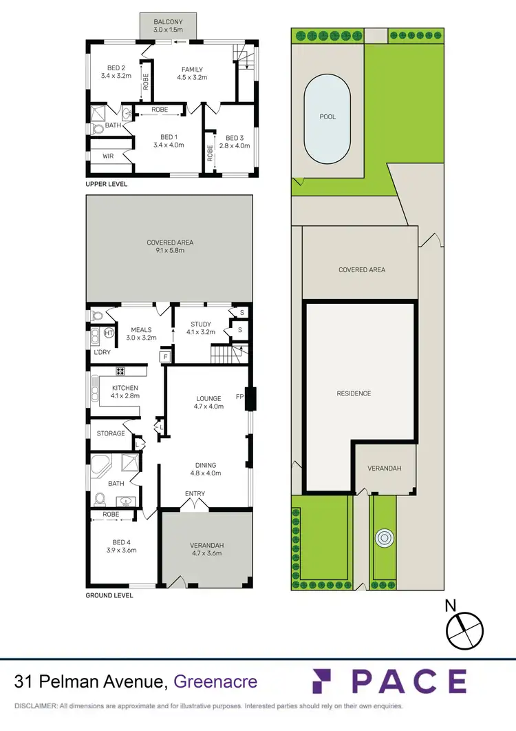 Floorplan of Homely house listing, 31 Pelman Avenue, Greenacre NSW 2190