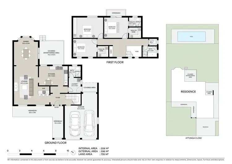 Floorplan of Homely house listing, 11 Attunga Close, St Huberts Island NSW 2257