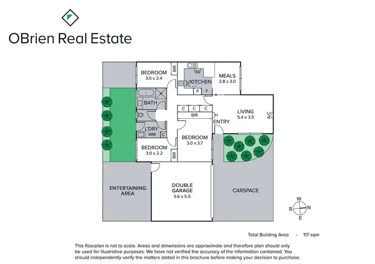 Floorplan of Homely townhouse listing, 2/34 Herald Street, Cheltenham VIC 3192