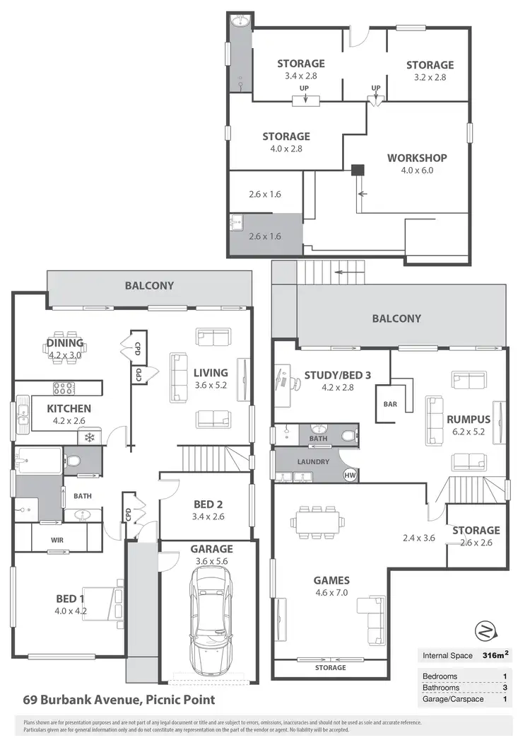 Floorplan of Homely house listing, 69 Burbank Avenue, Picnic Point NSW 2213