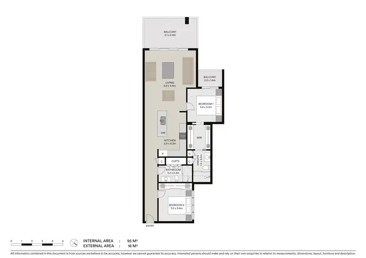 Floorplan of Homely apartment listing, 6/24 Victoria Parade, Rockhampton City QLD 4700