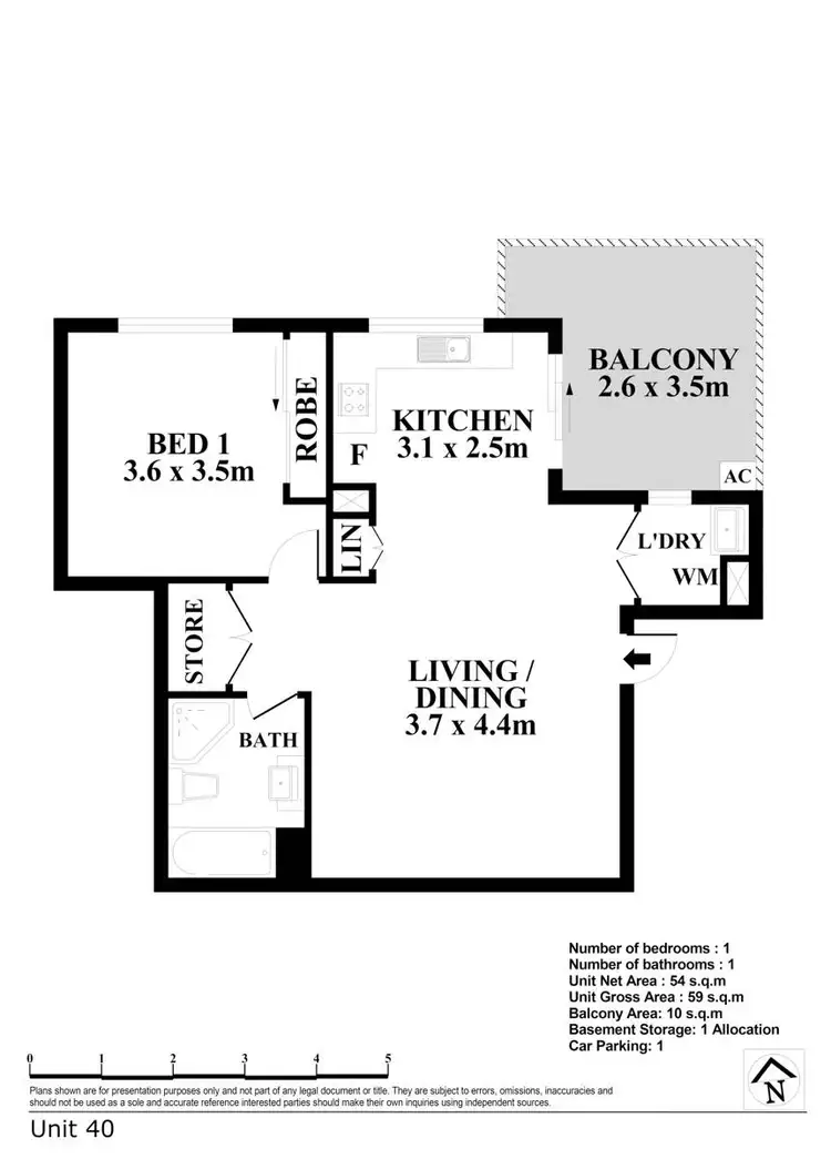 Floorplan of Homely apartment listing, Level 3/40/2 Bingham Street, Schofields NSW 2762