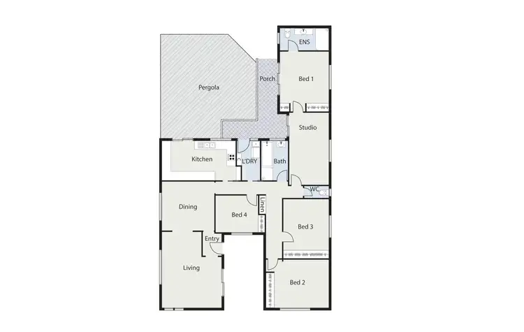 Floorplan of Homely house listing, 18 Mccubbin Street, Weston ACT 2611