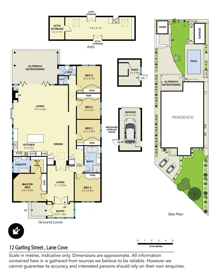 Floorplan of Homely house listing, 12 Garling Street, Lane Cove NSW 2066