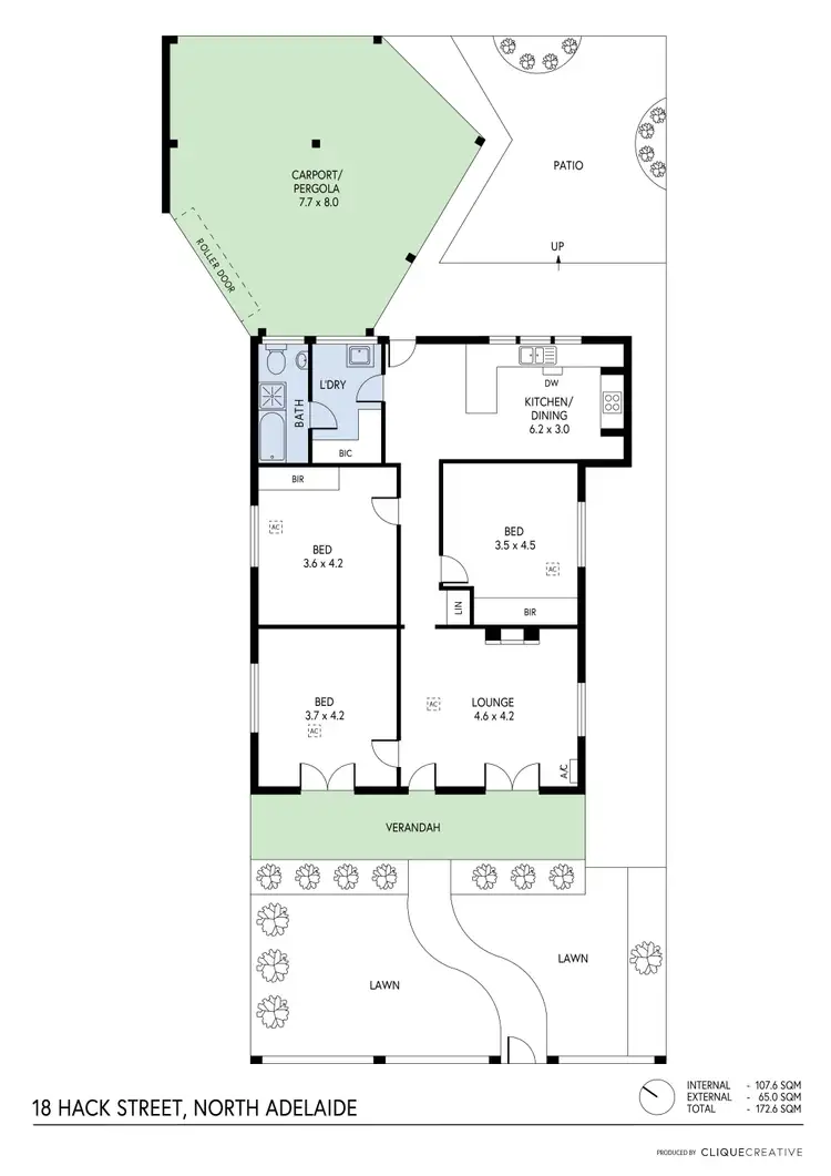 Floorplan of Homely house listing, 18 Hack Street, North Adelaide SA 5006