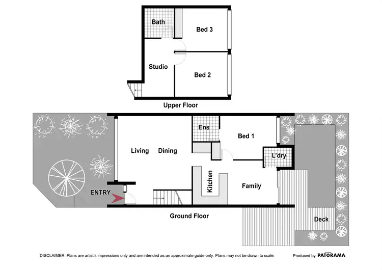 Floorplan of Homely townhouse listing, 56/21 Biddlecombe Street, Pearce ACT 2607