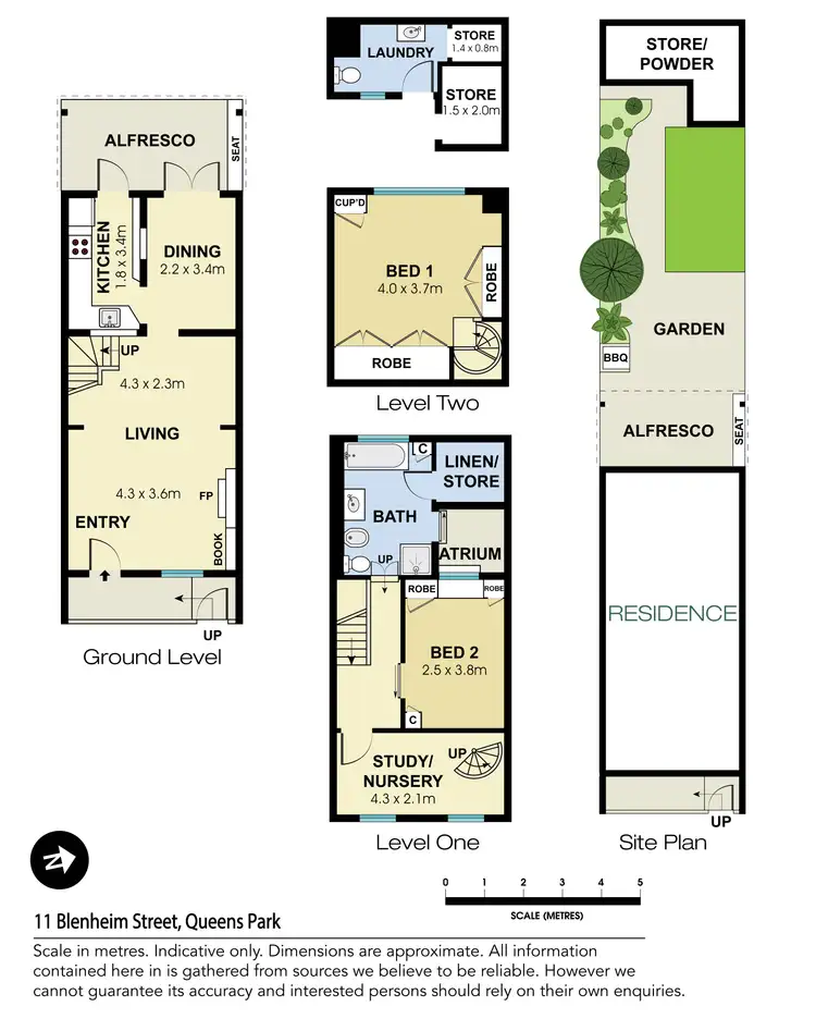 Floorplan of Homely house listing, 11 Blenheim Street, Queens Park NSW 2022