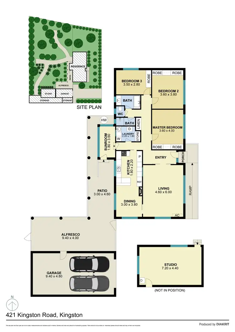 Floorplan of Homely house listing, 421 Kingston Road, Kingston VIC 3364