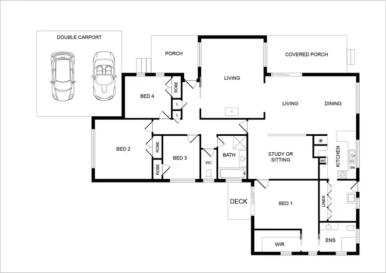 Floorplan of Homely house listing, 4 Rodleigh Street, Croydon VIC 3136