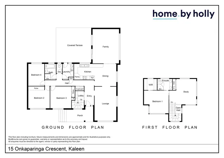Floorplan of Homely house listing, 15 Onkaparinga Crescent, Kaleen ACT 2617