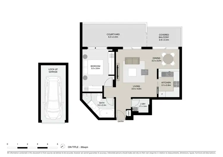Floorplan of Homely apartment listing, 1/1 Hampden Avenue, Cremorne NSW 2090