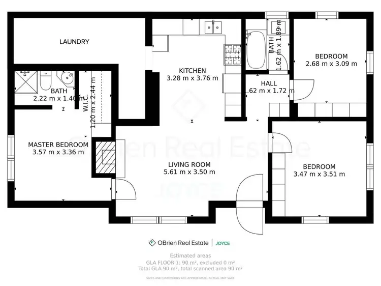Floorplan of Homely house listing, 8A Harrison Street, Wangaratta VIC 3677