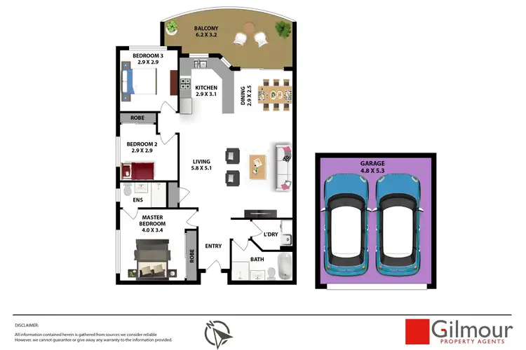 Floorplan of Homely unit listing, Address available on request