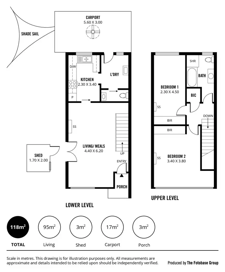 Floorplan of Homely townhouse listing, 77A Conyngham Street, Frewville SA 5063