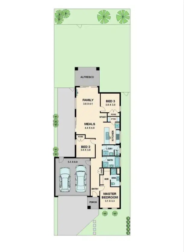 Floorplan of Homely house listing, 15 Vantage Green, Beveridge VIC 3753