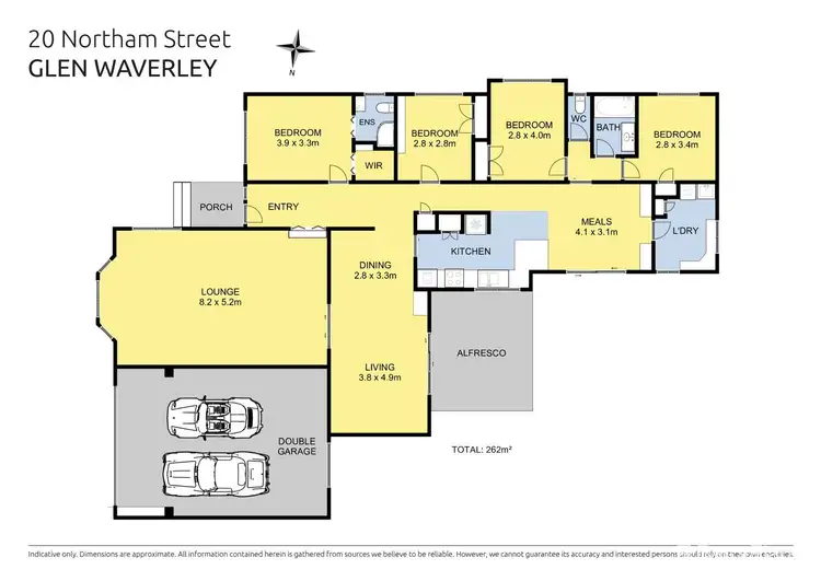 Floorplan of Homely house listing, 20 Northam Street, Glen Waverley VIC 3150