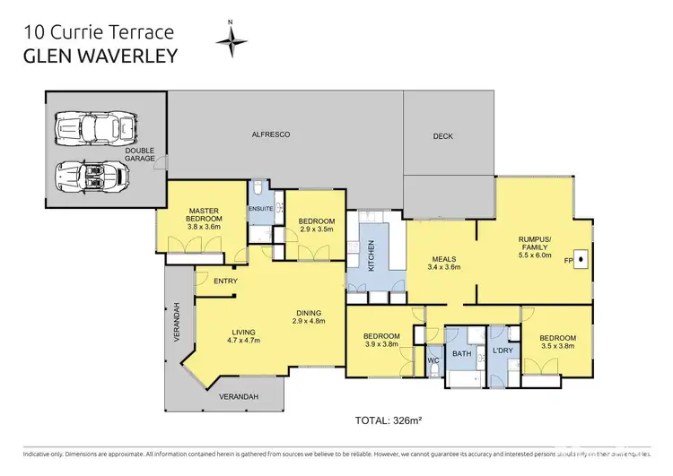 Floorplan of Homely house listing, 10 Currie Terrace, Glen Waverley VIC 3150