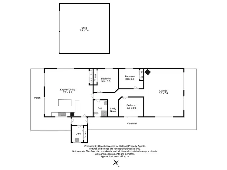 Floorplan of Homely rural property listing, 1816 Wilmot Road, Lower Wilmot TAS 7310