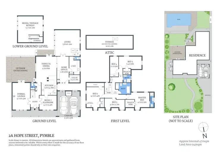 Floorplan of Homely house listing, 2A Hope Street, Pymble NSW 2073