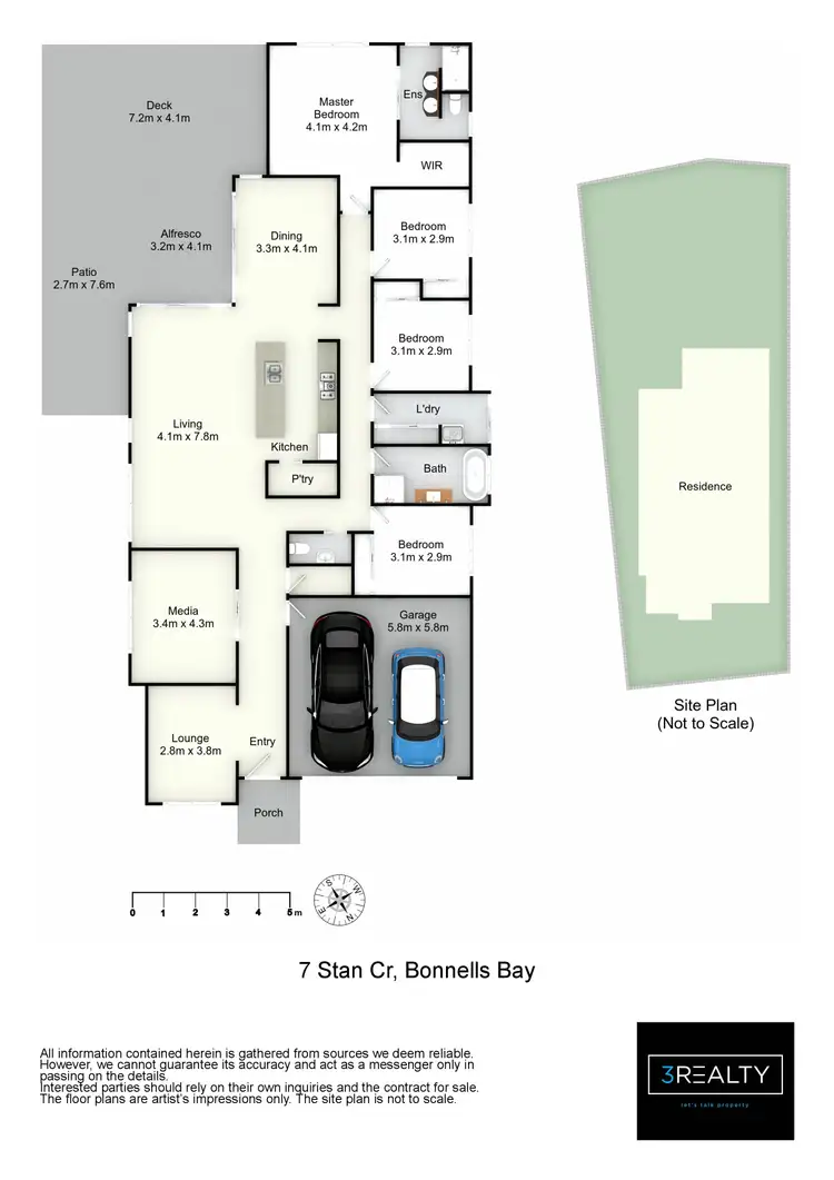 Floorplan of Homely house listing, 7 Stan Crescent, Bonnells Bay NSW 2264