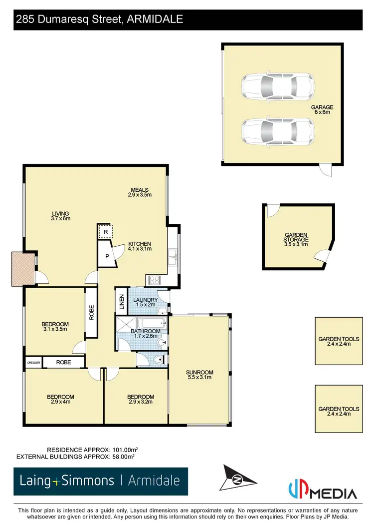 Floorplan of Homely house listing, 285 Dumaresq Street, Armidale NSW 2350