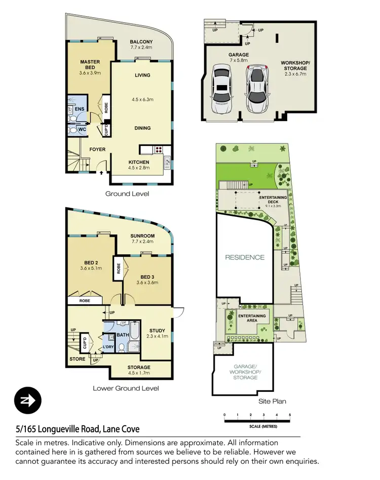 Floorplan of Homely townhouse listing, 5/165 Longueville Road, Lane Cove NSW 2066