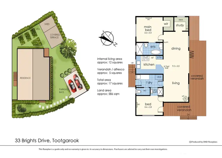 Floorplan of Homely house listing, 33 Brights Drive, Tootgarook VIC 3941