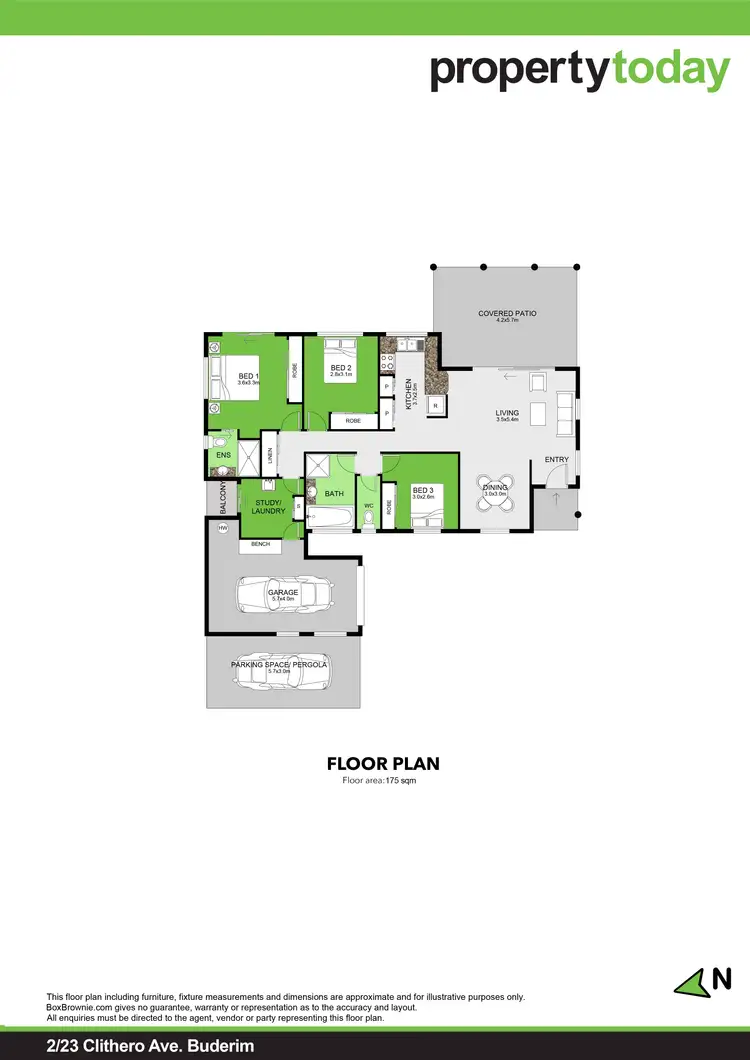 Floorplan of Homely house listing, 2/23 Clithero Avenue, Buderim QLD 4556