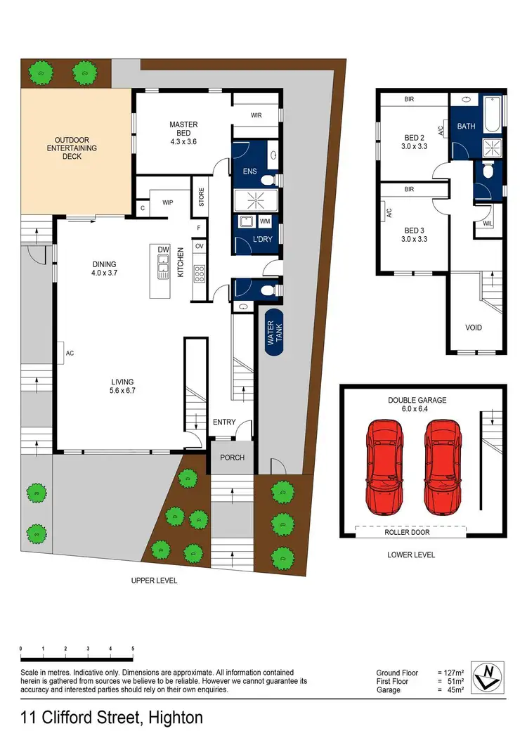 Floorplan of Homely townhouse listing, 11 Clifford Street, Highton VIC 3216