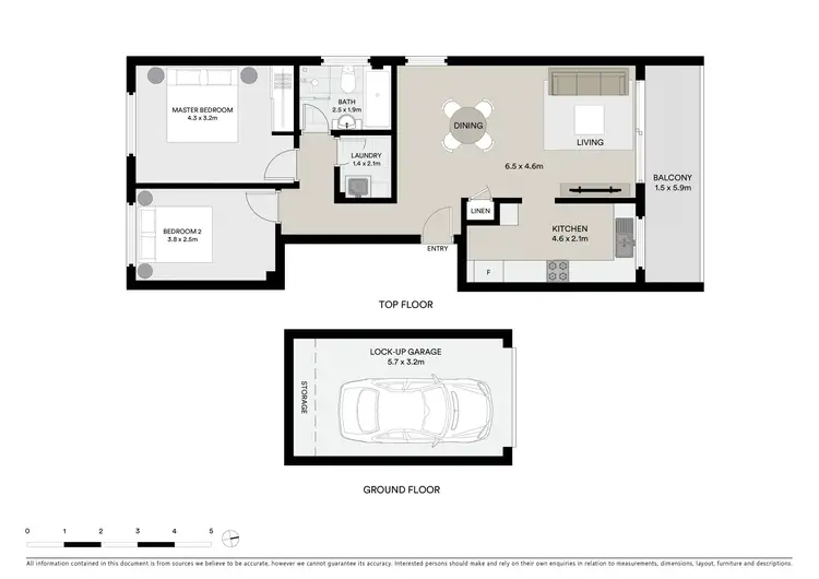 Floorplan of Homely apartment listing, 5/16-18 Devitt Street, Narrabeen NSW 2101