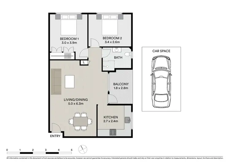 Floorplan of Homely unit listing, 7/30 Queens Road, Westmead NSW 2145