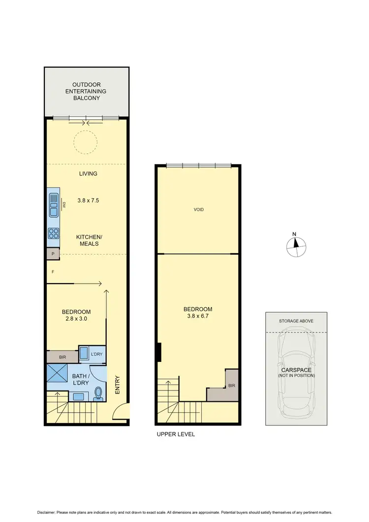 Floorplan of Homely apartment listing, G17/55 Cumberland Drive, Maribyrnong VIC 3032