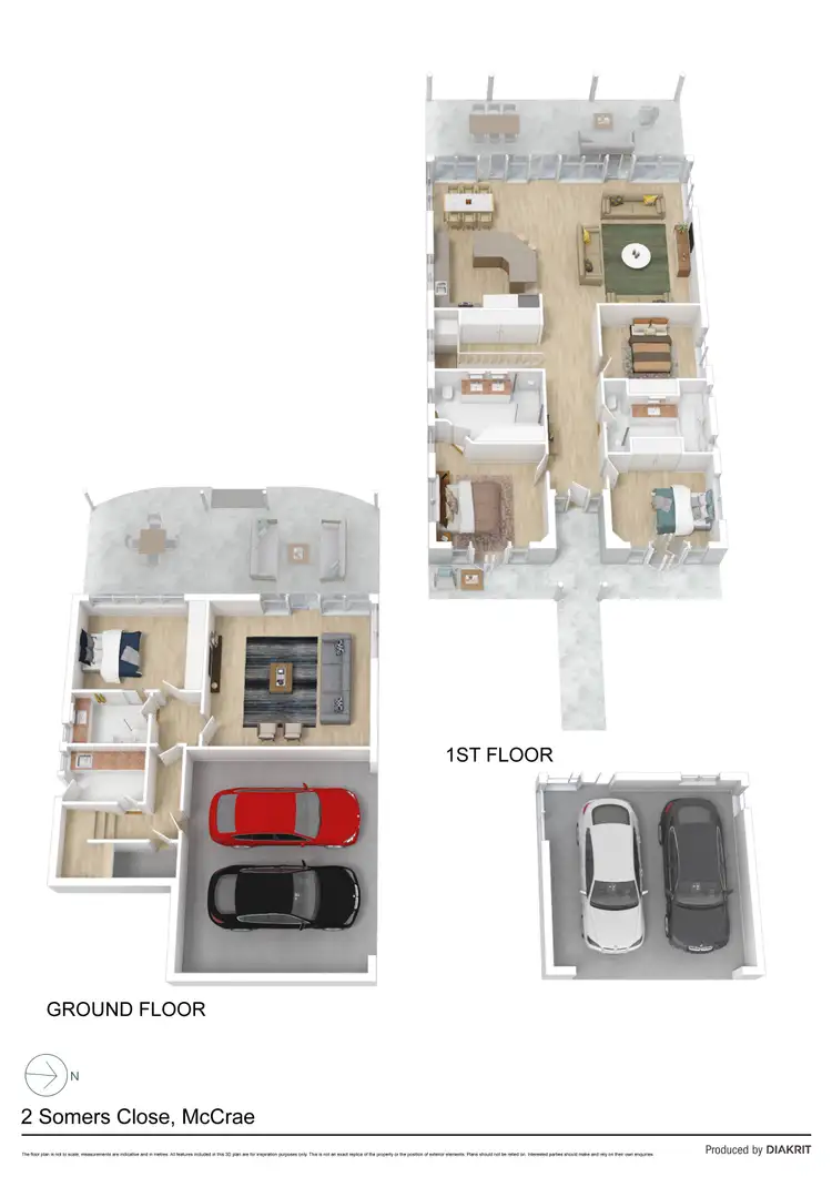 Floorplan of Homely house listing, 2 Somers Close, Mccrae VIC 3938