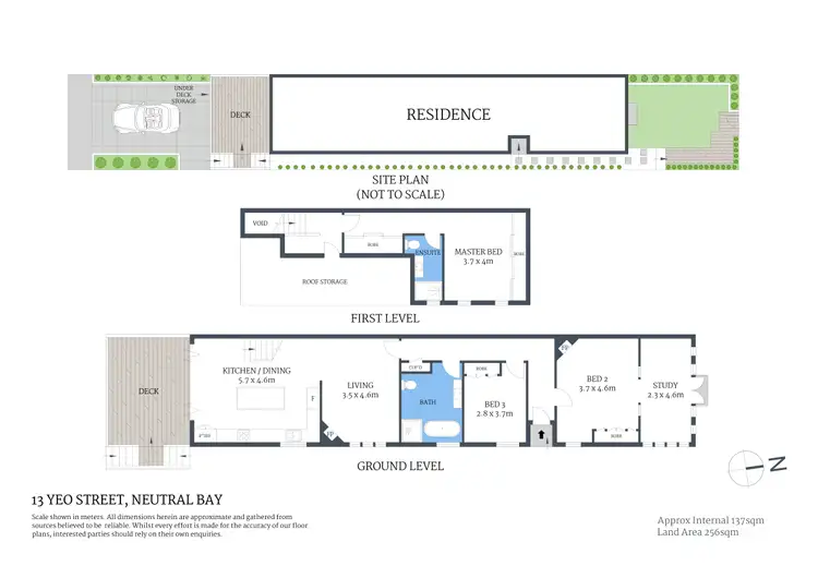 Floorplan of Homely house listing, 13 Yeo Street, Neutral Bay NSW 2089