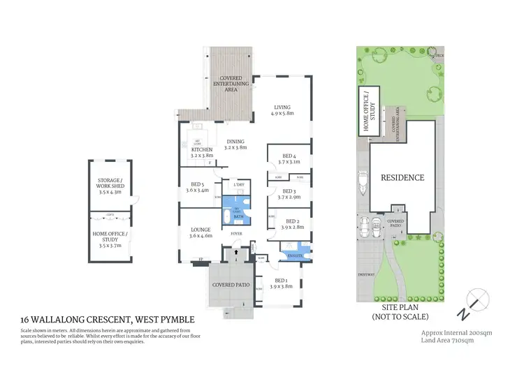 Floorplan of Homely house listing, 16 Wallalong Crescent, West Pymble NSW 2073