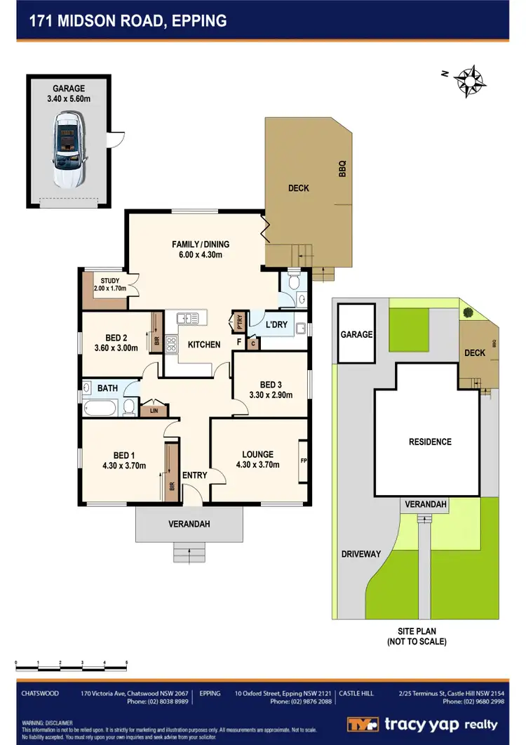 Floorplan of Homely house listing, 171 Midson Road, Epping NSW 2121