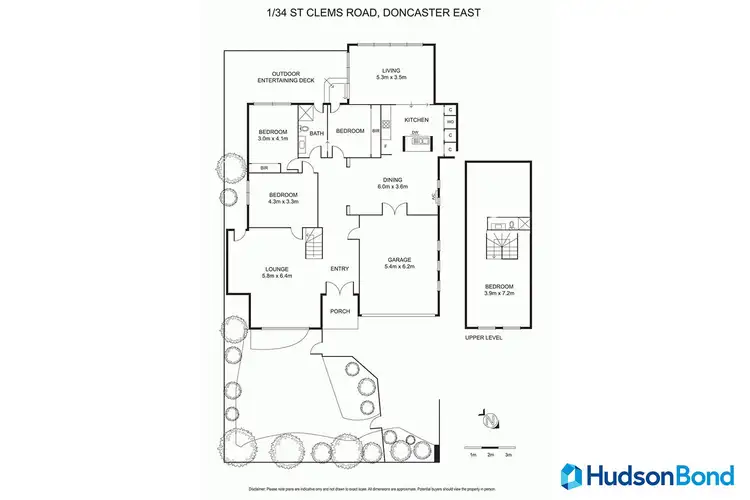 Floorplan of Homely house listing, 1/34 St Clems Road, Doncaster East VIC 3109