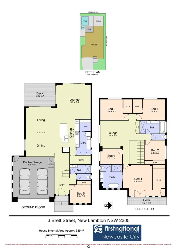 Floorplan of Homely house listing, 3 Brett Street, New Lambton NSW 2305